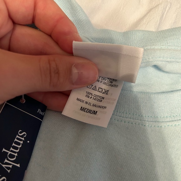 NWT Simply Southern Blue Crab T-Shirt - Picture 2 of 3